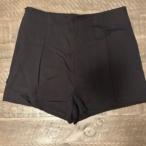 High waisted Black Women's Shorts
